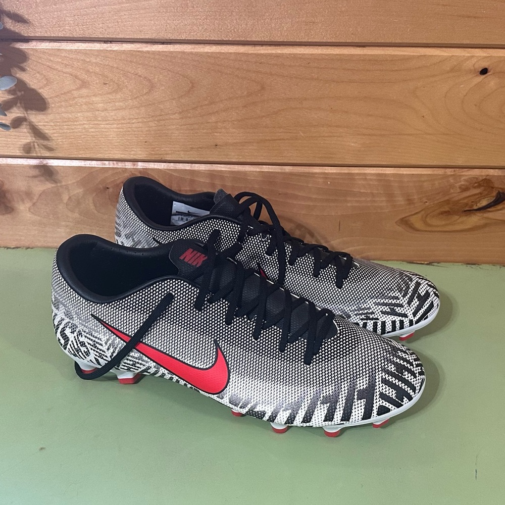 Nike Men’s Sz 8.5 Mercurial Vapor Pro Neymar FG Shhh Tattoo Cleats- NEW - Picture 2 of 9
